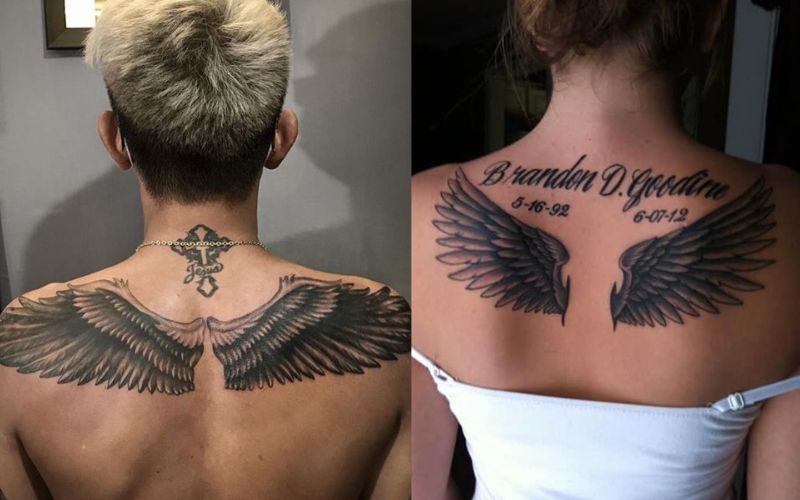 Sự ưa chuộng của hình xăm đôi cánh sau lưng